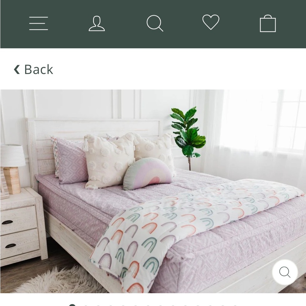 Full size beddy’s brand bedding.